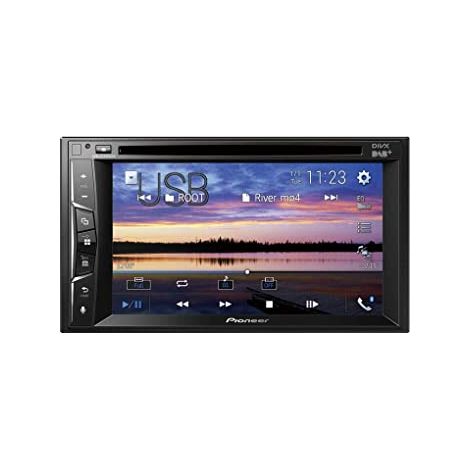 Pioneer Autorradio Multimedia AVH-A3200DAB, Dab+, 2-DIN, Pantalla 6.2", Negro