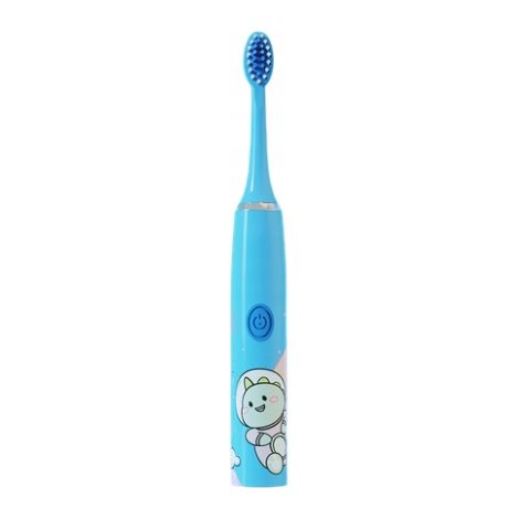Cepillo de dientes eléctrico para niños pequeños, color azul. (1/3)