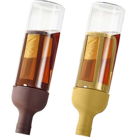 1L infusion froid café bouteille verre pot Filtered infusion froid bouteille infusion froid tasse froid eau tasse 2 (1/5)