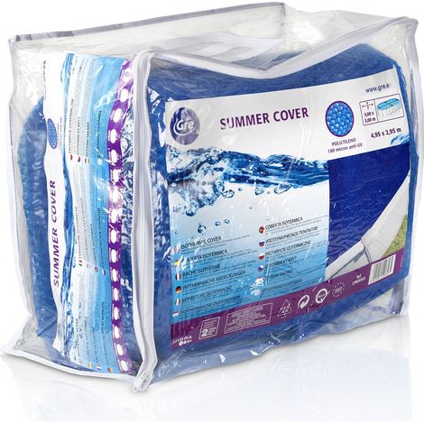 GRE copertura estiva piscina 472x305 cm CPROV500 (1/10)