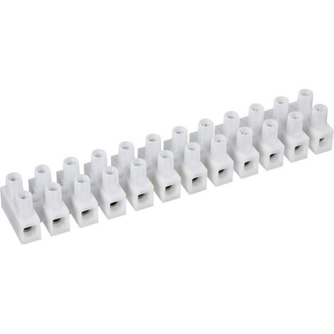 MORSETTIERA A 12 POLI SEZIONE 4 mmq 10.00 pz
