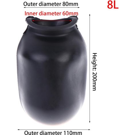 Filiyano-Réservoir sous pression pour pompe à eau 5L-24L, coussin d'air, caoutchouc haute résistance, capacité de stockage d'eau 8L (1/5)
