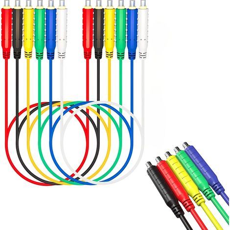Stück magnetische Messleitungen, weiche und flexible Silikon-Überbrückungskabel, 30 V AC/5 A, 20 AWG, professionelle Niederspannungs-Magnet-Überbrückungskabel für HLK-Sensoren und -Schalter zum Testen (1/5)