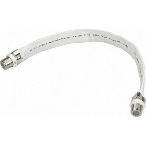 Câble plat passe fenêtre TNT SAT PARABOLE terrestre - Marque - Modèle - Blanc - 20cm - Fiche F femelle