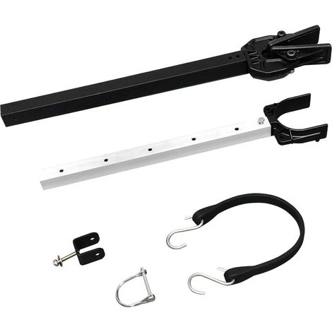 Protecteur de tableau arrière réglable de 23 à 35 pouces, économiseur hors-bord avec tête composite pour moteur de 100 chevaux, noir