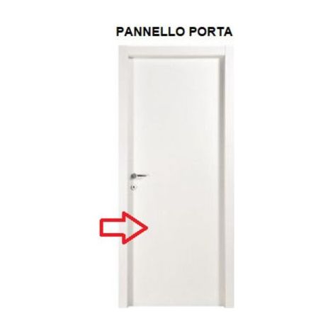 1PZ PANNELLO PER PORTA MOD.MICROTEC BIANCO CM.210X80