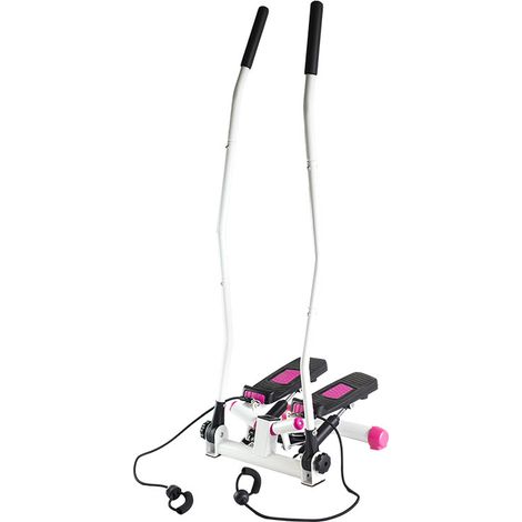 S3085 GRADINO INCLINATO ROSA-BIANCO CON MANIGLIA E CORDE HMS (1/5)