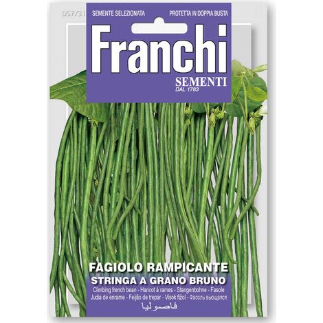 SEMI FAGIOLO RAMPICANTE STRNGA A GRANO BRUNO (1/2)