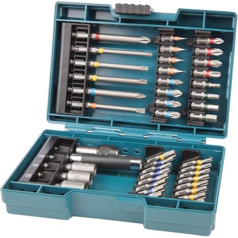 Coffret d'embout de vissage pour visseuse à chocs (43 pcs) - Pour MAKITA (1/2)