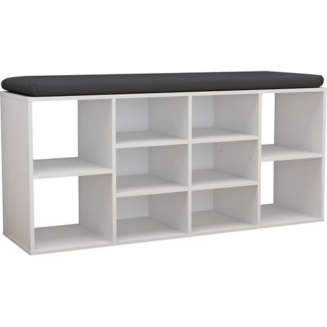Étagère de chaussure d'armoire d'étagère Hinsol S 50x104x30 - VCM (1/4)