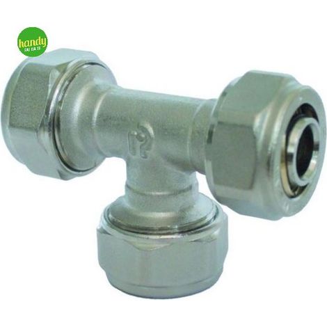 Raccordo a tee per multistrato rinaldi & pettinaroli femmina 3 x Ø 20 mm