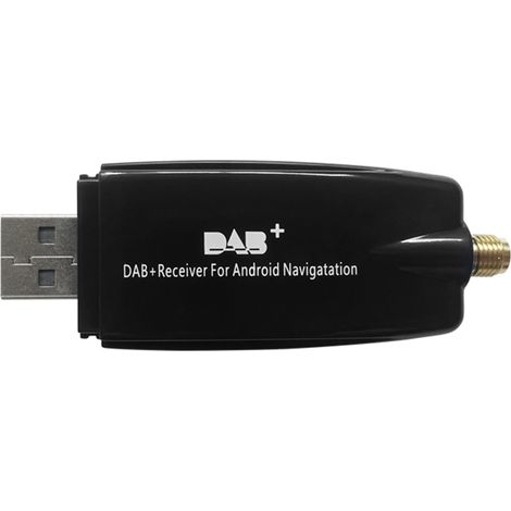 DAB+009 DAB Box Tuner d'antenne radio numérique Transmission FM Alimenté par USB pour voiture Android 5.1 et supérieur (uniquement les pays qui ont un signal) (1/5)