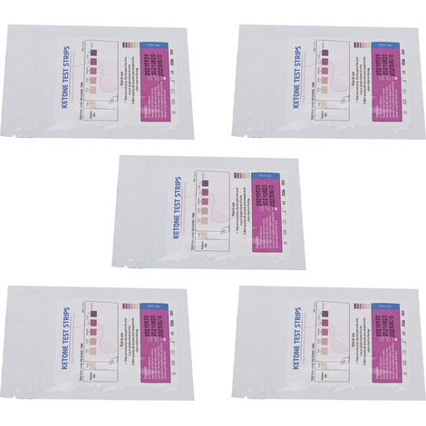 Lot de 5 bandelettes de test pour piscine et spa : détection rapide, lecture facile, résultats clairs et fiables. Test d'acide urique pour piscines et spas. (1/5)