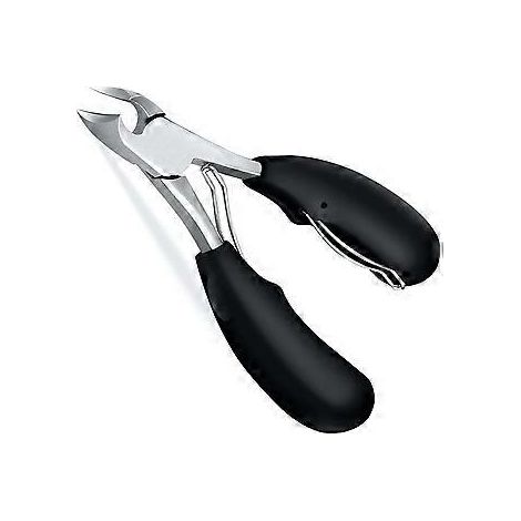 Outil de pédicure robuste pour ongles épais et incarnés, lames en acier renforcé pour une coupe précise, mécanisme à ressort de sécurité. (1/5)