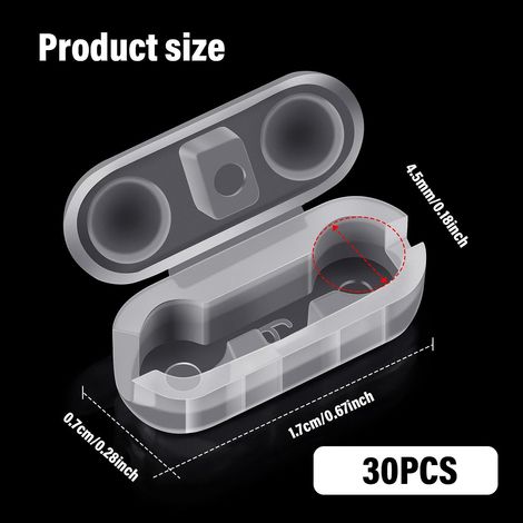 Transparent vertical louvered fan pull cord buckle 1777mm, fan pull cord connector (36 pieces) (1/5)