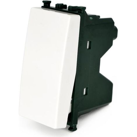 Pulsante unipolare compatibile con vimar plana interruttore relè 10A 250V invertitore deviatore campanello bianco (1/3)