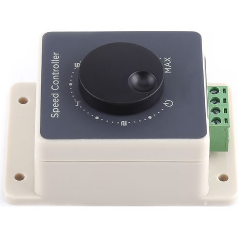 DC10-60V 20A Pulsweitenmodulator (PWM) Motordrehzahlregler, wasserdichtes Gehäuse (1/5)