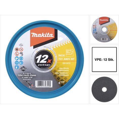Makita Trennscheibe INOX 125x1,0mm 12 St. in Kunststoffdose (1/5)