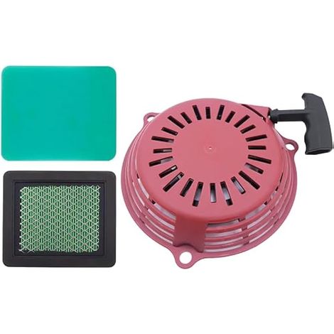 GCV160 Lanceur Tondeuse pour HONDA GC135 GCV135 GC160 GCV160 HRB216 HRB476C HRG536 Démarreur à Tirette et 17211-ZL8-000 Filtre à Air