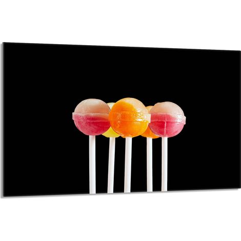 Glas-Herdplattenschutz 80x52 Lollipops (1/5)