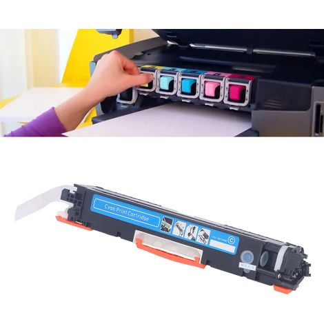 Ersatzteile für blaue Tonerkartuschen für HP 130A CF351A und HP Color LaserJet Pro MFP Serie M176 und M177. (1/5)