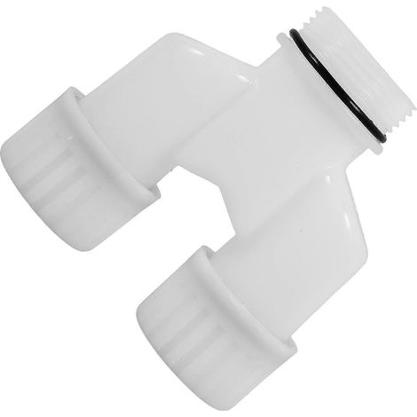 Buse d'arrosage blanche (lot de 3) pour tuyau d'arrosage.