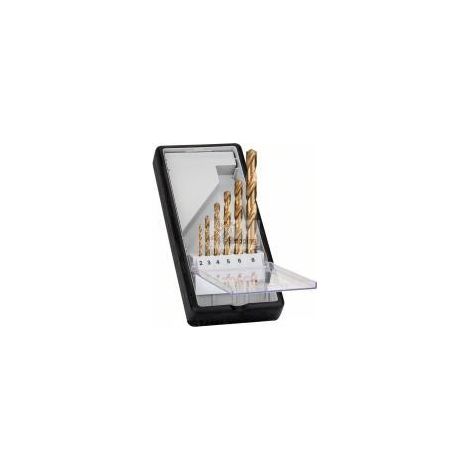 Bosch Set di punte per metallo HSS-TiN Robust Line, 135o 6pz. mod. 2607010530 (1/5)