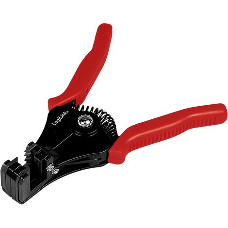 LogiLink PHT0102 crimpadora Herramienta pelacables Negro, Rojo (1/5)