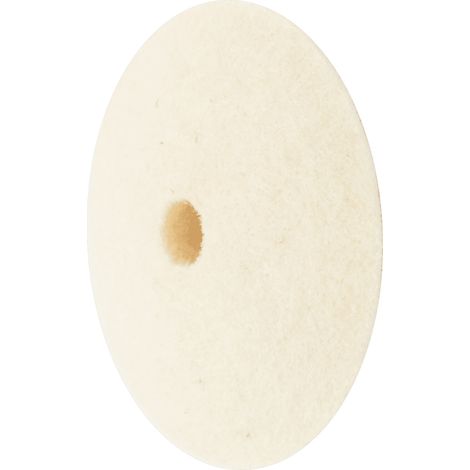 PFERD TOOLS harte Filzscheibe in Linsenform Ø 17x5 mm Bohrung Ø 2 mm für universelle Polierarbeiten 10 Stk