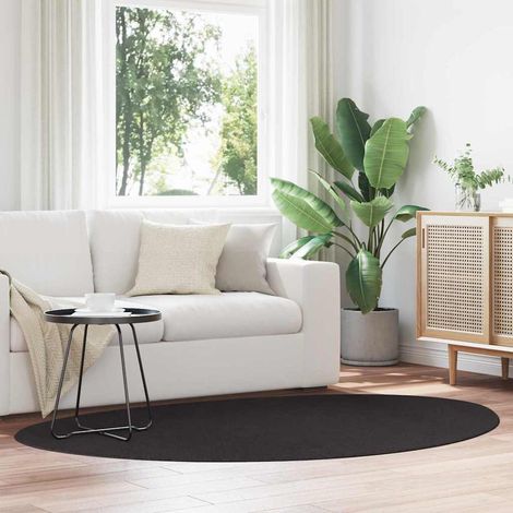 Bereichsteppiche HUARTE Schwarz 140 x 200 cm Polyester