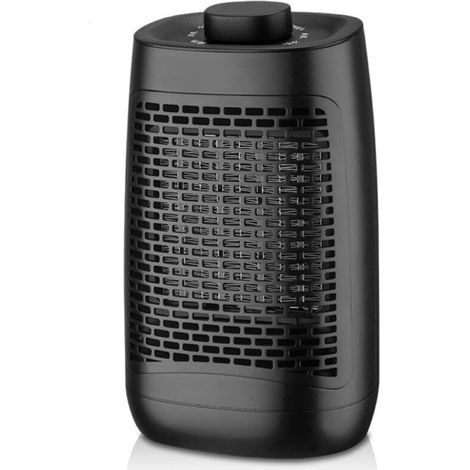 1 radiateur électrique céramique PTC, chauffage personnel silencieux, ventilateur chauffant pour pièce de 21 à 30 m²