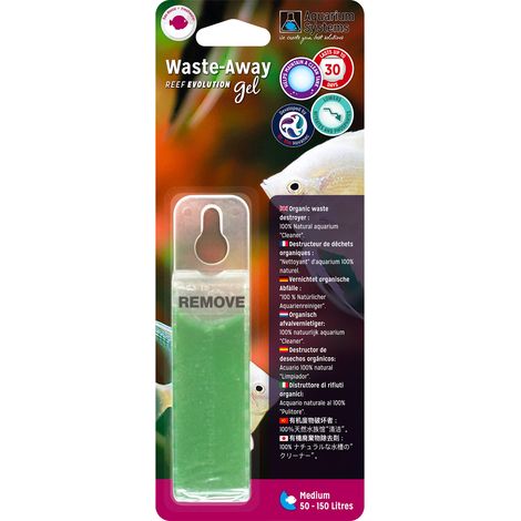 Aquarium Systems Waste-Away Gel Freshwater - Medium (1x) (1/4)
