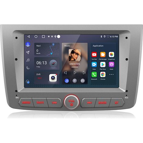 2+64G Carplay Android13 Autoradio Pour Alfa Romeo Mito 2008-2019 GPS WIFI Hexinex