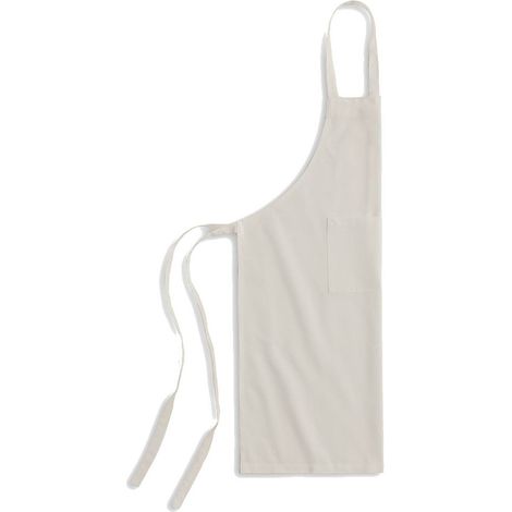 Tablier en coton pour adulte 79x104 cm - Ivoire