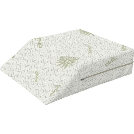 Cuscino Riposa Gambe Aloe Vera in Memory Foam Bianco (1/4)