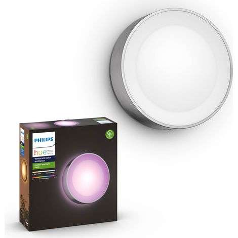Philips Hue White & Col. Amb. Daylo Wandleuchte silber 1050lm