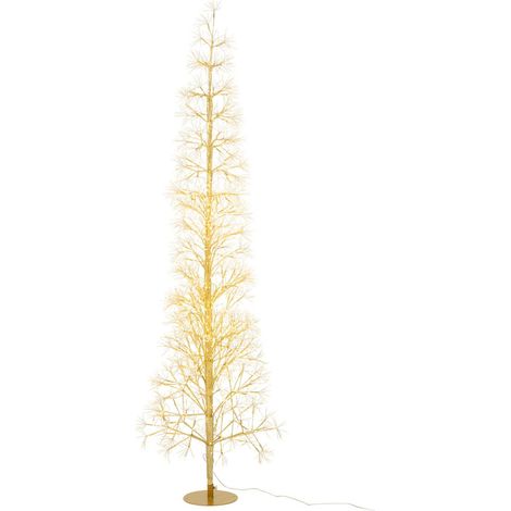Sapin à LED en Métal "Grady" 180cm Doré