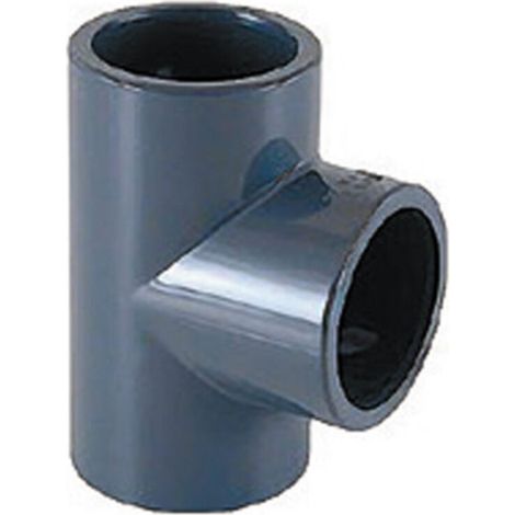 Té PVC à 90° à coller Ø 63 mm - Té PVC à 90° à coller Ø 63 mm - Té PVC à 90° à coller Ø 63 mm