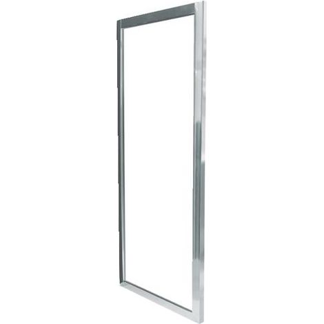 ONDEE ZEN - Paroi latérale EKLA - Retour fixe - Finition Chromé - 90x185cm