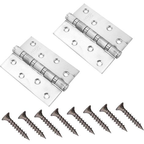 NUOBESTY Lot de 2 charnières de porte d'armoire en acier renforcé et pratique (1/5)