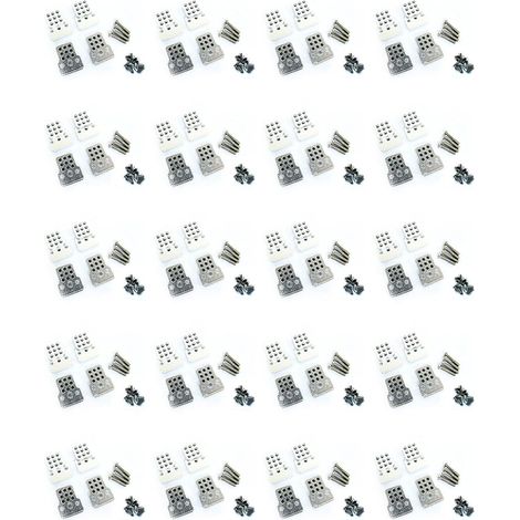 80Pcs Kits de Support de Tour de Choc en MéTal de Voiture Rc Choquent L'Extension Seatsforbers de Choc pour 1/16 C-14 / C-14K / C-24/C-24K (1/3)