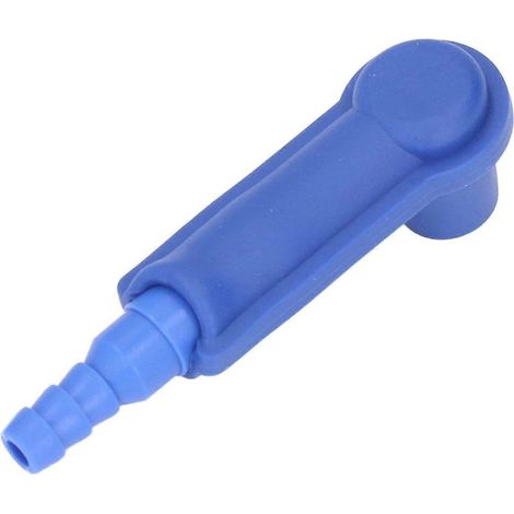 Connecteur de vidange d'huile de liquide de frein ABS bleu - Outil d'entretien pour voitures, camions et véhicules de chantier (1/4)