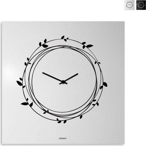 Moderne Wanduhr Büro Wohnzimmer Küche Nido - Grau (1/5)
