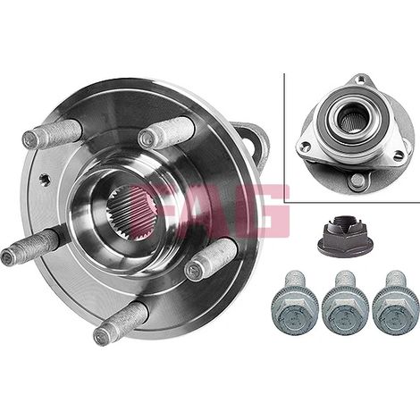 Kit de roulements de roue FAG 713 6449 10 CHEVROLET 13502828 13583478 328000