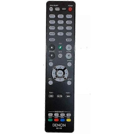 Télécommande DENON RC-1192 et modèles AVR-S900W et AVR-X2100W pour le fonctionnement du système audio (1/4)