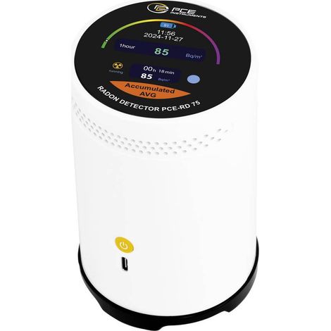 Appareil de mesure du radon PCE Instruments PCE-RD 75 avec fonction enregistreur de données étalonné d'usine (sans cert (1/4)