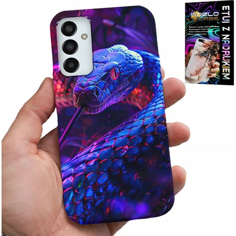 Coque pour Samsung Galaxy M13 4G - Motif serpent, cobra, serpent à sonnettes et reptiles + film protecteur (1/5)