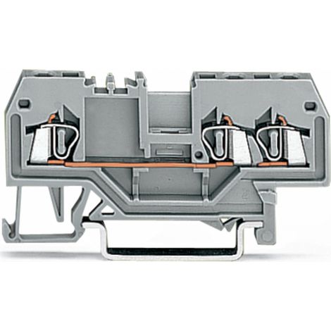 Connettore guida wago 279-681 18A montaggio guida DIN (1/3)