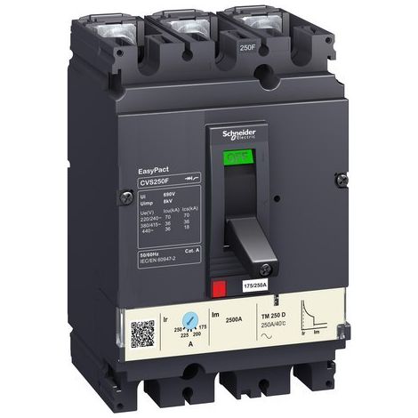 Interrupteur automatique Easypact CVS250F TM250D 3P/3R