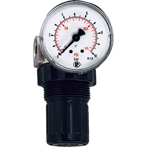 [NEUWERTIG] B-Ware Riegler Druckregler Regler Wasser G 1/4 inkl. Manometer 0,1-3 bar PE max, 25 (1/2)